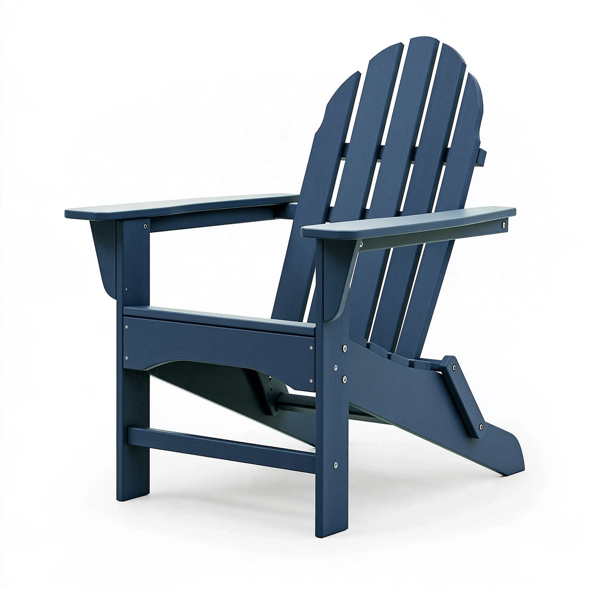 Fauteuil Adirondack 80 x 90 x 100 cm en bois bleu pour extérieur style classique